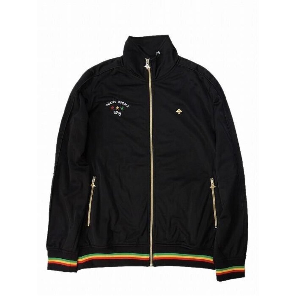 Lifted Research Group LRG Men's Musical Roots Black Track Jacket New 4XL